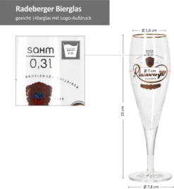 Van Well 6x Radeberger Pilsener Biergläser 0,3L Geeicht Pilstulpe Bierpokal Beer -Weinglas Serien Geschäft 8a1a3e679e3de3cd8d28230f4f3162cb