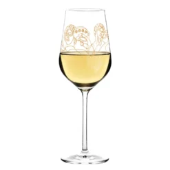 Ritzenhoff Wein-Ensemble Weißweinglas-Set Burkhard Neie, Dionysos & Ariadne / Zeus & Leto, Kristallglas, 364 Ml, 3410001 -Weinglas Serien Geschäft 8b5894971cedecf5197601bcbcbdce74