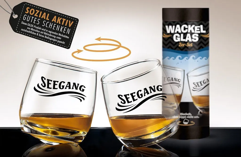 Wackelglas SEEGANG, 2er Set, 200ml, In Geschenkbox 5 Wackelglas SEEGANG, 2er Set, 200ml, In Geschenkbox – Bild 5