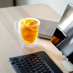 Wessper Doppelwandig Kaffeegläser Mit Henkel, 6 Stück X 350 Ml, Großes Hitzebeständiges Doppelwandglas, Thermogläser, Kaffeegläser Temperaturbeständig Mokkatassen, Teegläser, Latte Machiatto Gläser -Weinglas Serien Geschäft 8eae50403e1d9facbc0e83be9af20155