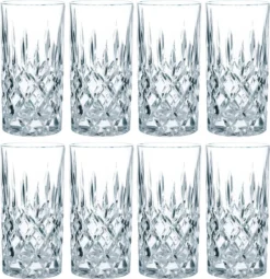 Nachtmann Noblesse Longdrinkglas Set, 8er Set, Wasserglas, Saftglas, Kristallglas, H 14.8 Cm, 375 Ml -Weinglas Serien Geschäft 93c720140470f336afdec27241b709bc