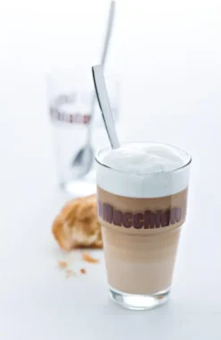 Leonardo Latte Macchiatto Becher 'Solo LM' Mit Löffel, 400ml, Ø 8,5 X 14,7cm (4er Set) -Weinglas Serien Geschäft a01468947f249018d98d7f91b611516a