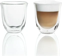 De'Longhi DeLonghi Cappuccino 2er Doppelwandiges Thermoglas -Weinglas Serien Geschäft a586d46320137455917bb7316d988c06