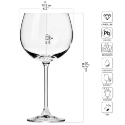 KROSNO Venezia Gin Tonic Wassergläser, 6er-Set, 480 Ml -Weinglas Serien Geschäft aabb8720bc9e815005a006233751ff36