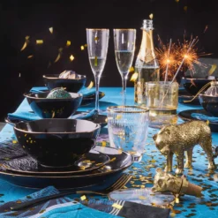 BUTLERS GOLDEN TWENTIES 4x Gläser Mit Goldrand Und Rillen 300ml -Weinglas Serien Geschäft ab18c49383e6f7bfd4c17a79f23c4561