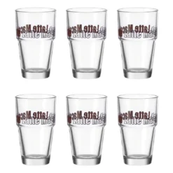 LEONARDO 043399 'Solo' Leonardo 043399 Latte Macchiato Becher 'Solo' 400ml, Glas, H 14cm, Transparent (6er Pack) -Weinglas Serien Geschäft ab77344e5b3442572b3aa3d12f70e2a6
