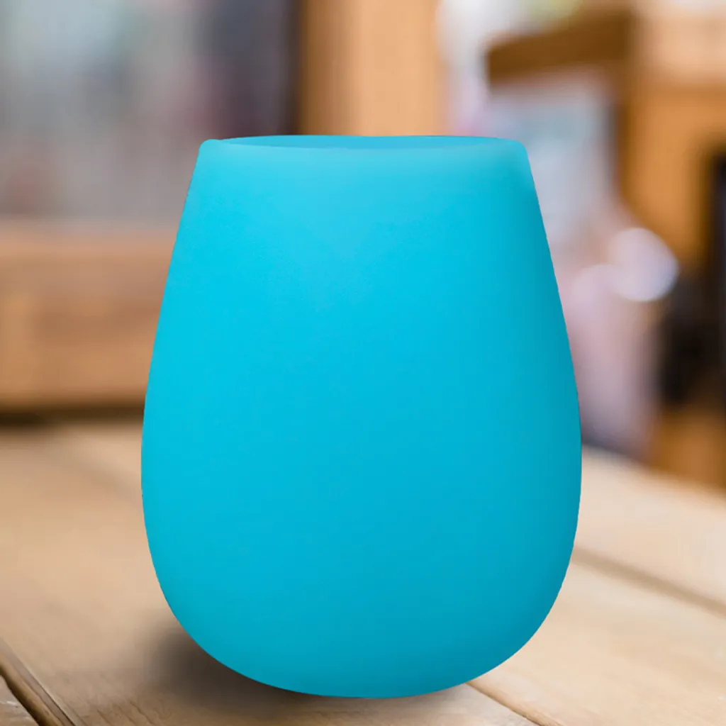 6er Set 200ml Unzerbrechlich Blau Silikon Biergläser Whisky GläSer Wein Becher Stammlos Weinbecher Tasse 2 6er Set 200ml Unzerbrechlich Blau Silikon Biergläser Whisky GläSer Wein Becher Stammlos Weinbecher Tasse – Bild 2