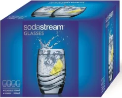 Sodastream Trinkglas 4er-Pack, Passend Zu Sodastream-Glaskaraffen -Weinglas Serien Geschäft c0cf39538302c7bff03b4a9d84ec3cb8