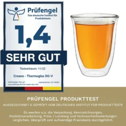 Creano Doppelwandige Gläser 250ml „DG-V“, 2er Set, Thermoglas Doppelwandig Aus Borosilikatglas, Kaffeegläser, Teegläser, Latte Gläser, Doppelwandgläser -Weinglas Serien Geschäft c99c58c266aa0e9bf88623b0452c0c29