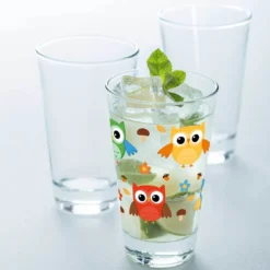 Leonardo Wasserglas Mit UV-Druck "Eulen" - Für Kinder Im 360° Design -Weinglas Serien Geschäft cb7d7acb0fbed4fcf068aac4b20e47fe