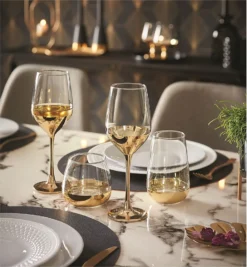 CreaTable 23461 Golden Days Weinglas 350 Ml, Klar (4er Pack) 5 CreaTable 23461 Golden Days Weinglas 350 Ml, Klar (4er Pack) -Weinglas Serien Geschäft ce3fef8af2fd9ff8f562a26b4282defd