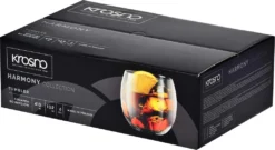 KROSNO Harmony Wassergläser Saftgläser Trinkgläser | Set Von 6 | 410 ML | Spülmaschinenfest -Weinglas Serien Geschäft d3df15ecb80bb908bb5234e12aab22f9