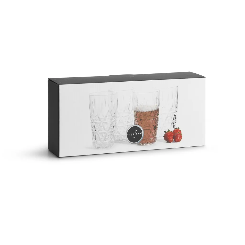TRINKGLAS 400 Ml ACRYL 4 Tlg. SET Wasserglas Glas Saftglas Neu SAGAFORM 4 TRINKGLAS 400 Ml ACRYL 4 Tlg. SET Wasserglas Glas Saftglas Neu SAGAFORM – Bild 4