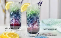 KROSNO Longdrinkgläser Wassergläser Trinkgläser | Set Von 6 | 360 ML | Glamour Kollektion | Perfekt Für Zuhause, Restaurants Und Partys | Spülmaschinenfest -Weinglas Serien Geschäft d73b69a0d5425b1252aab85967b20f46