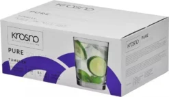 KROSNO Pure Wassergläser, 6er-Set, 250 Ml -Weinglas Serien Geschäft db4003ec7c2097ce2d2062fb2f4c2de0