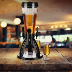 Relaxdays 4 L Biersäule Mit 3 Zapfhähnen -Weinglas Serien Geschäft dc3197f6d23222d3d5f8270b45a78ab4