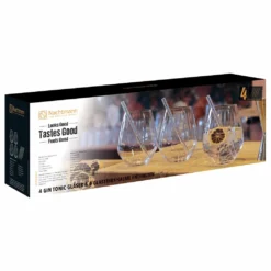 Nachtmann Tastes Good Vorteilsset 4 Gin Tonic Gläser + 4 Glastrinkhalme + Reinigungsbürste -Weinglas Serien Geschäft dd3539a492be85bdd6ba356b7c263089