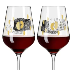 Sagengold Rotweinglas-Set #3, #4 Von Maike Schönebeck -Weinglas Serien Geschäft e62a3b5f0e9ee0f554e4273afce8547d