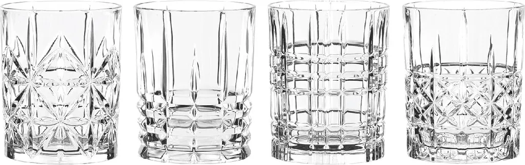 Nachtmann Whiskybecher Highland 345ml H:10,2cm, Klar (4er Pack) 1 Nachtmann Whiskybecher Highland 345ml H:10,2cm, Klar (4er Pack)