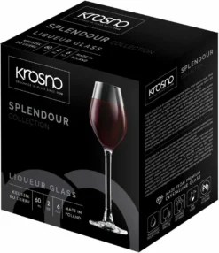 KROSNO Splendour Likörgläser, 6er-Set, 60 Ml -Weinglas Serien Geschäft ecb1d7adb84f545c8b955a2b4dfb1e7c