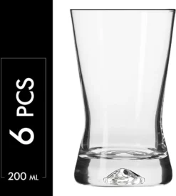KROSNO X-Line Wassergläser, 6er-Set, 200 Ml -Weinglas Serien Geschäft ecbf2eaf78e8da6bf40ac52ac159f0e1