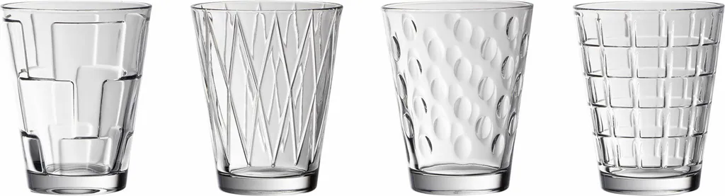 Villeroy & Boch Dressed Up Wasserglas Set 4tlg Clear 105mm / 0,31 L 1136208152