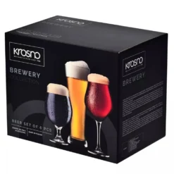 KROSNO Brewery Biergläser Bierkenner Set, 6er-Set, 420ml, 500 Ml -Weinglas Serien Geschäft f9beca1bd1a127efa95a7d1f3cd99eb3