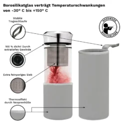 Teamaker „Grau“ 400 Ml -Weinglas Serien Geschäft f9e67657e3f6ecbd98cac6749230b058