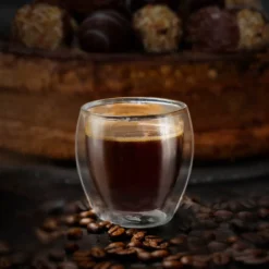 Creano Doppelwandige Espresso-Gläser, 4er-Set 100ml Thermo-Gläser Mit Schwebe-Effekt -Weinglas Serien Geschäft fb8e675394273ab3205e5049bdef5d6d